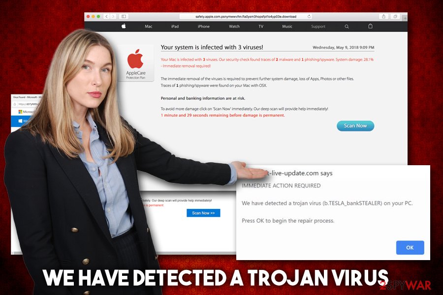 Remove We have detected a Trojan virus (Removal Guide) Microsoft