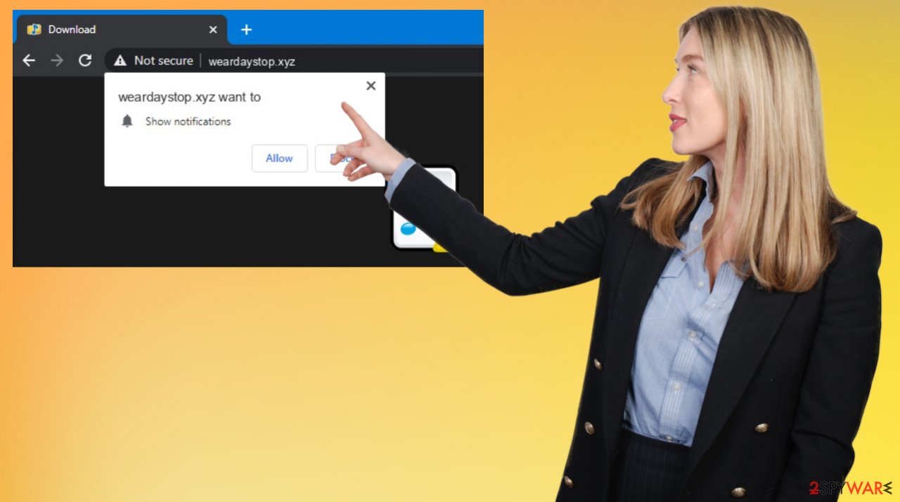 Weardaystop.xyz adware