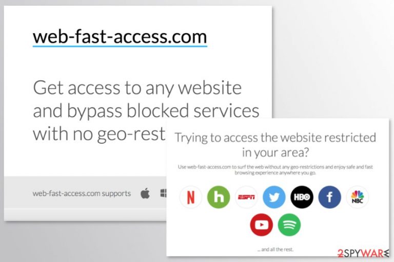 The official site of Web-fast-access.com