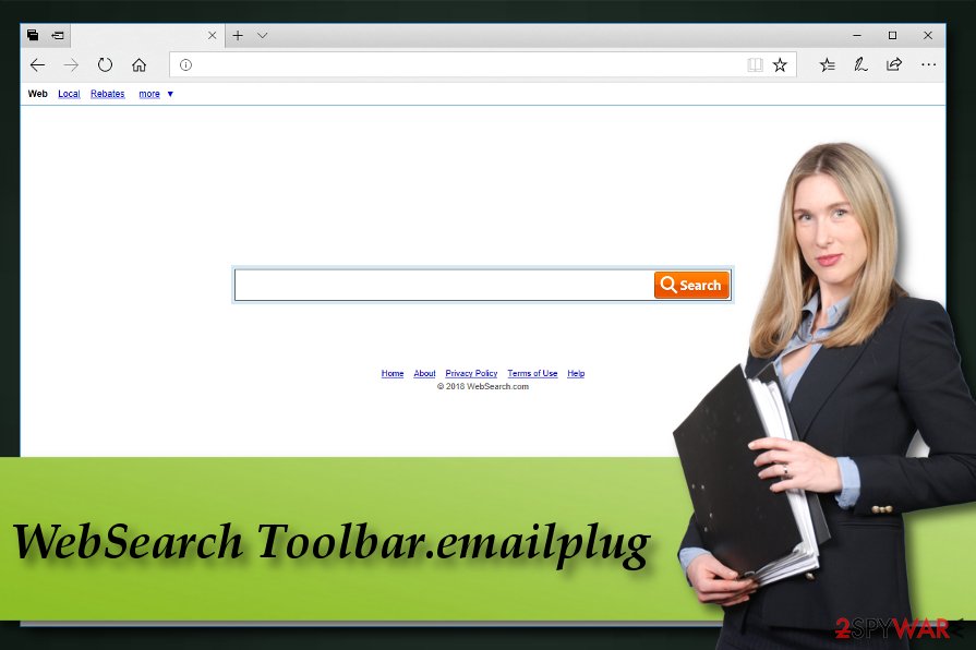 WebSearch Toolbar.emailplug hijack