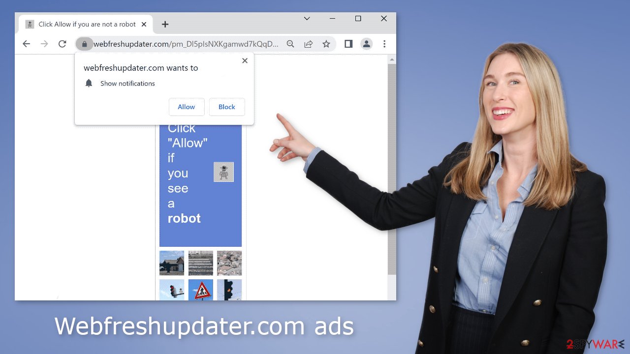 Webfreshupdater.com ads