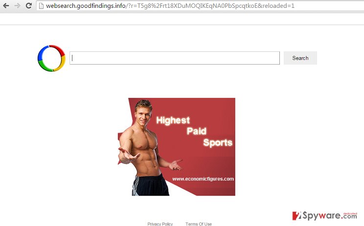 Websearch.goodfindings.info hijack Websearch.goodfindings.info hijack