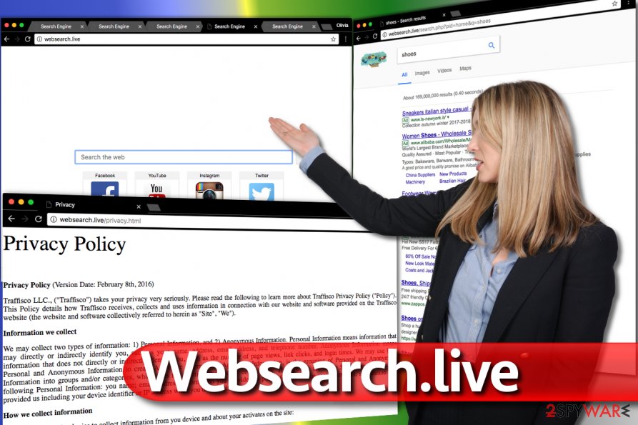Websearch.live redirect virus Websearch.live redirect virus