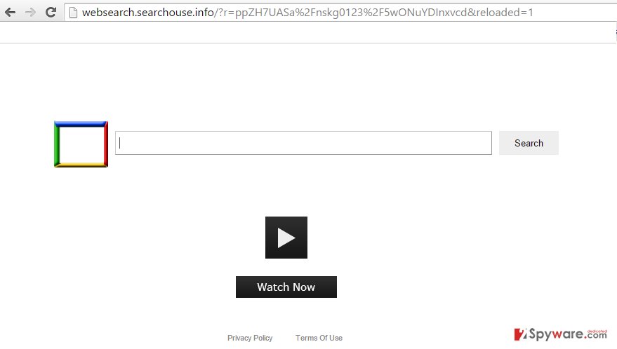 Websearch.searchouse.info hijack Websearch.searchouse.info hijack