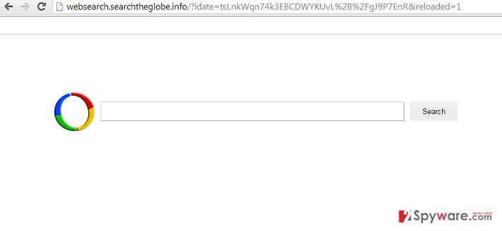 websearch.searchtheglobe.info virus snapshot websearch.searchtheglobe.info virus snapshot