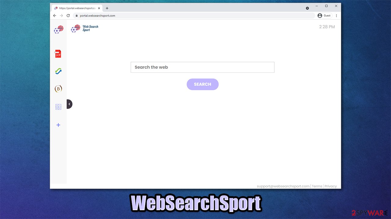 Remove WebSearchSport Browser Hijacker Chrome Firefox IE Edge