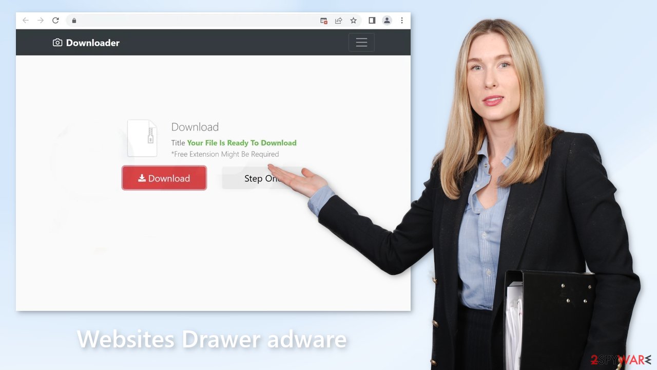 Websites Drawer adware