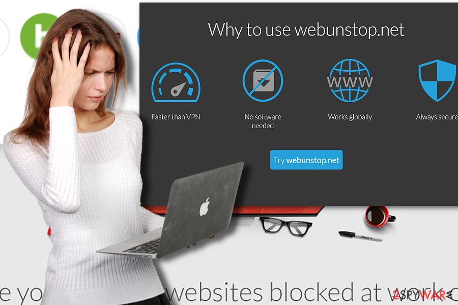 The sample of Webunstop.com virus