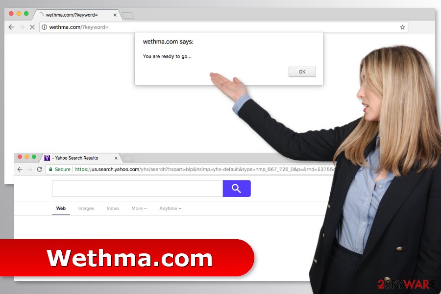 The picture of Wethma.com virus