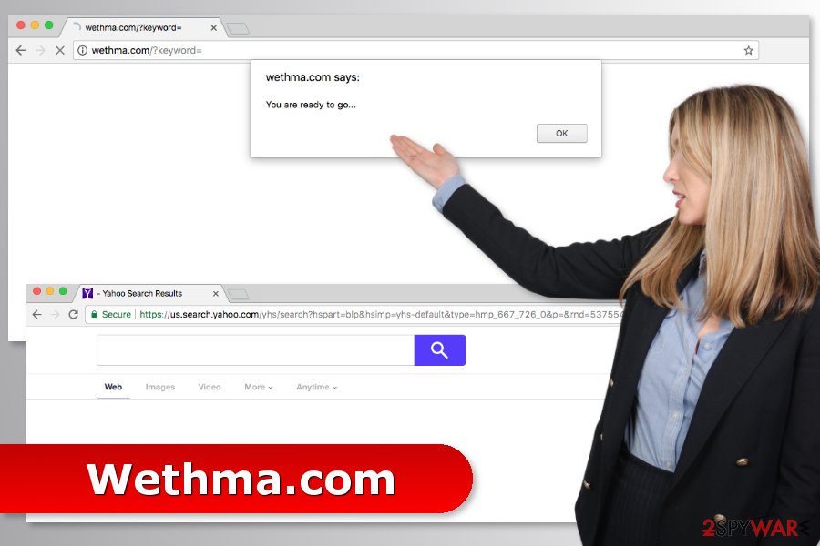 The picture of Wethma.com virus