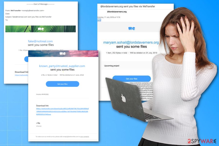 Wetransfer email virus