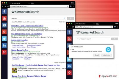 WhizMarket Search hijack