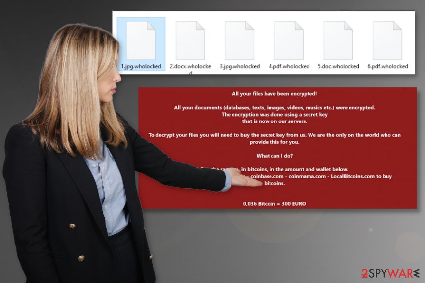 Wholocked ransomware virus