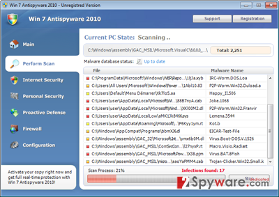 Win 7 Antispyware 2010 snapshot Win 7 Antispyware 2010 snapshot