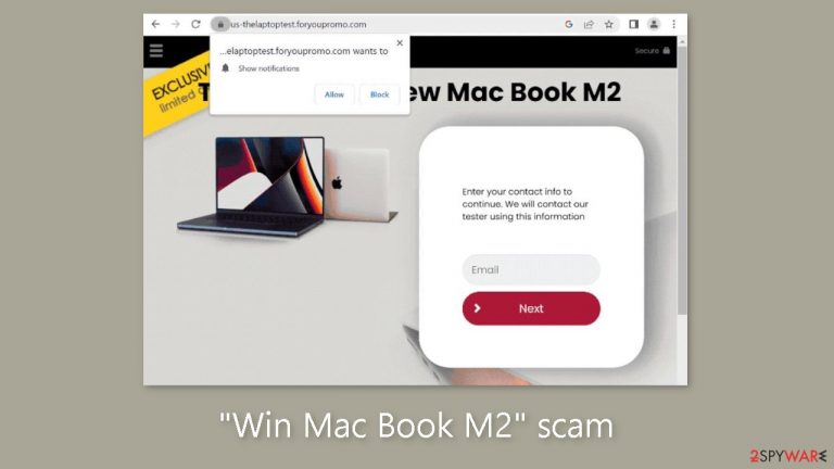 Win Mac Book M2 scam