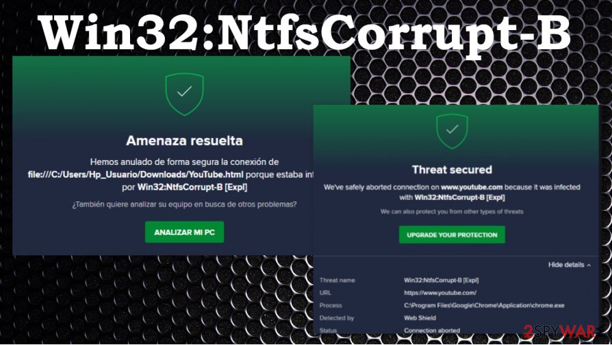 Win32:NtfsCorrupt-B alert