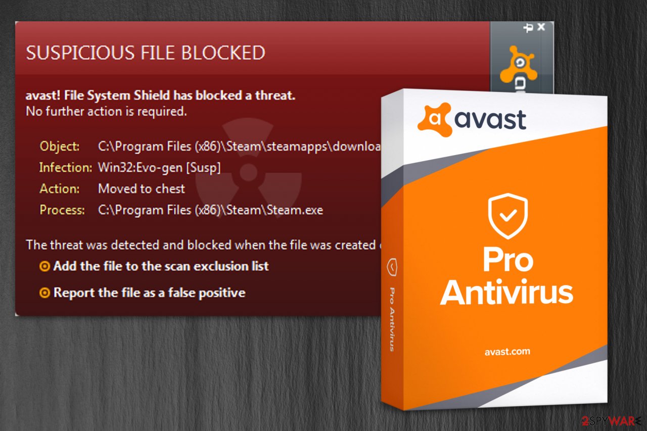 avast blocking programs