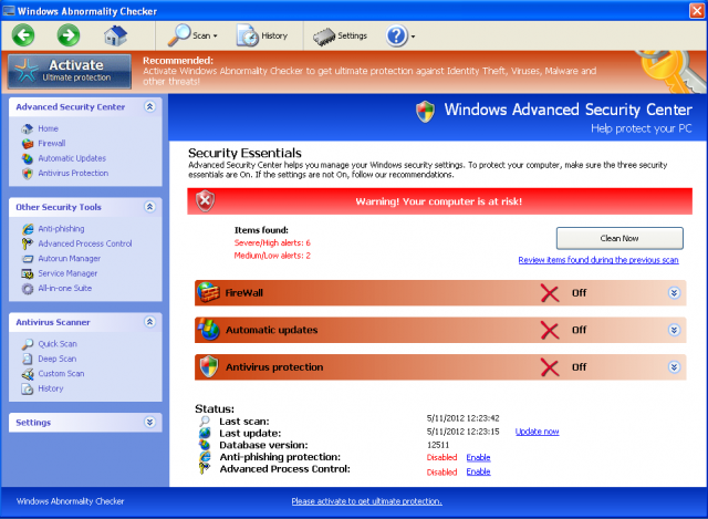 Windows Abnormality Checker Windows Abnormality Checker