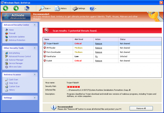 Windows Basic Antivirus Windows Basic Antivirus