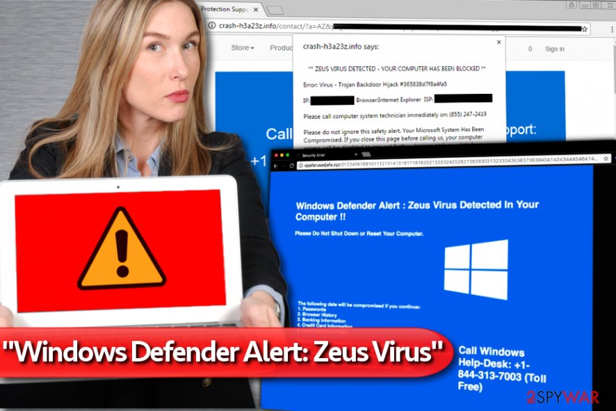 Zeus virus detected scam