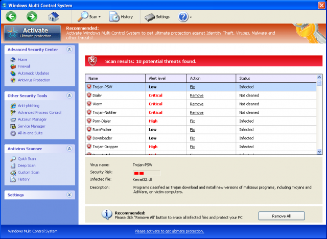 Windows Multi Control System Windows Multi Control System