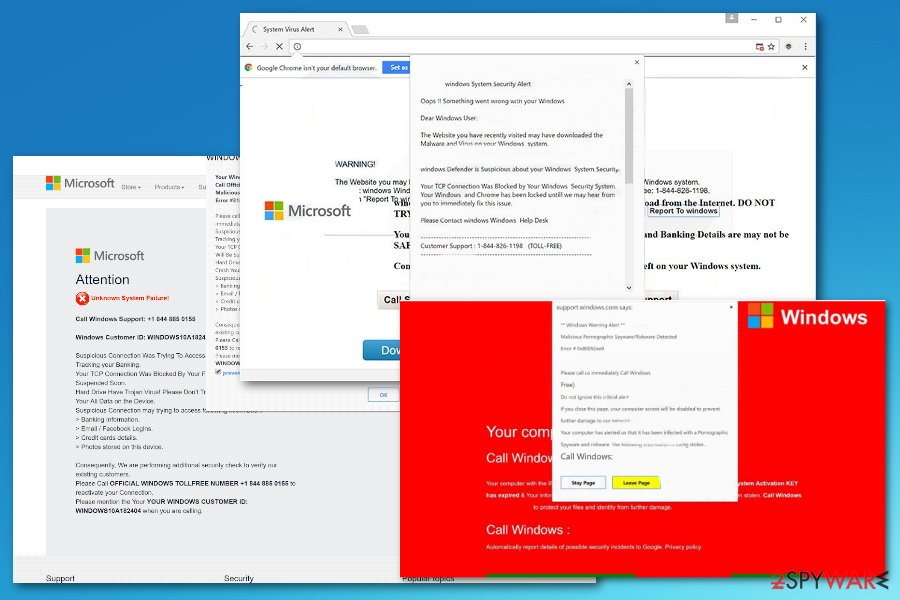 “Windows Security Alert” error