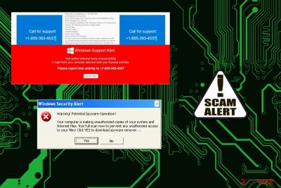 Windows Support Alert pop-up virus