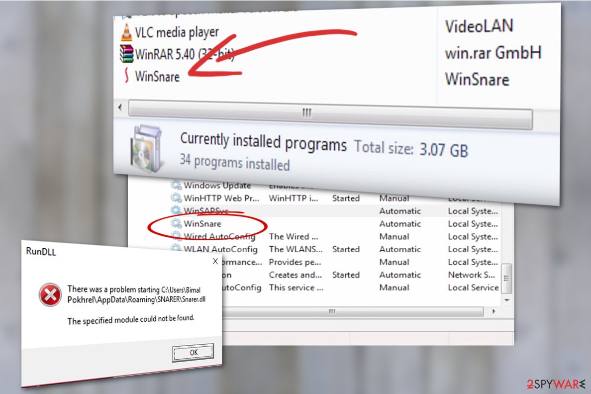 Remove Winsnare Virus Free Guide Chrome Firefox Ie Edge