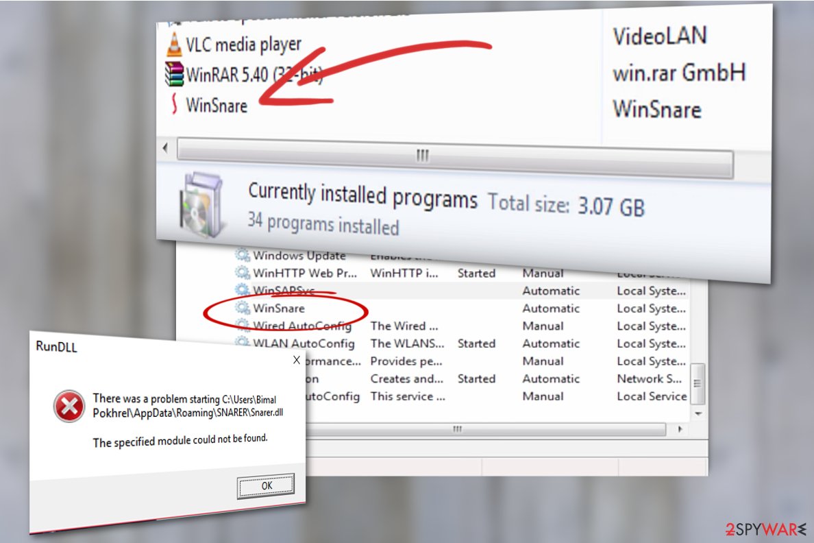automatic scroll down virus