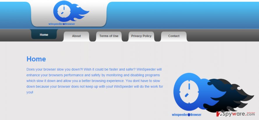 WinSpeeder virus snapshot WinSpeeder virus snapshot