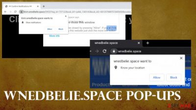 Wnedbelie.space pop-ups / ads