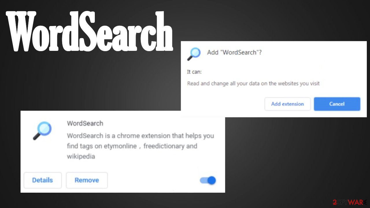 WordSearch browser hijacker