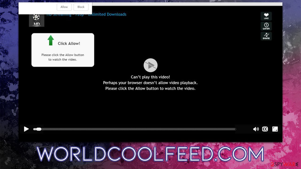 Worldcoolfeed.com virus