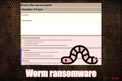 Worm ransomware