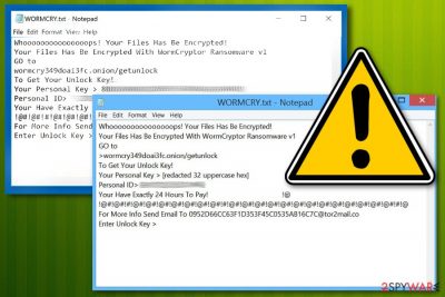 .WORMCRYPT0R ransomware