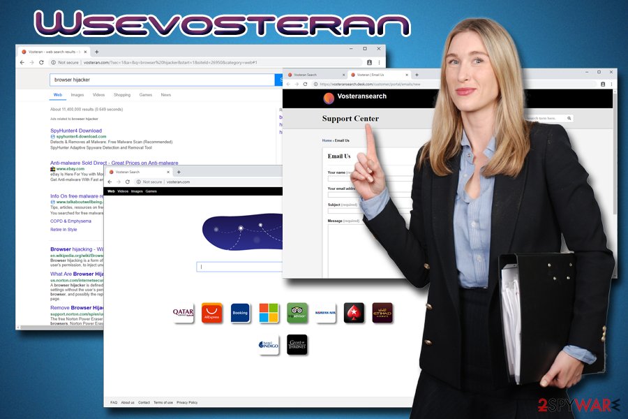 Wsevosteran browser hijacker