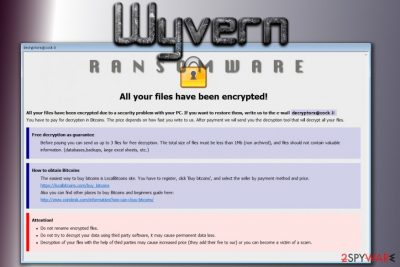 Wyvern ransomware