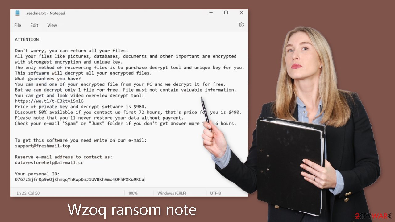 Wzoq ransom note