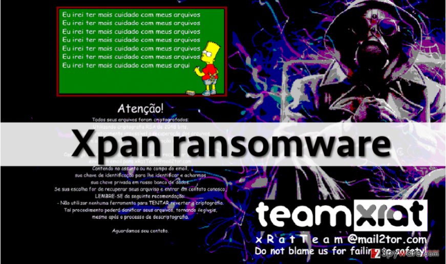 The latest version of Team XRat is dubbed Xpan ransomware The latest version of Team XRat is dubbed Xpan ransomware