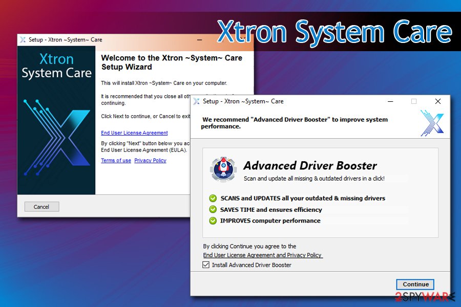 Xtron System Care installation