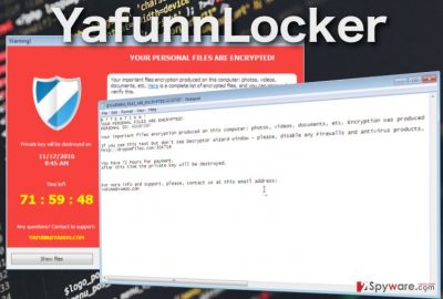 image showing YafunnLocker virus