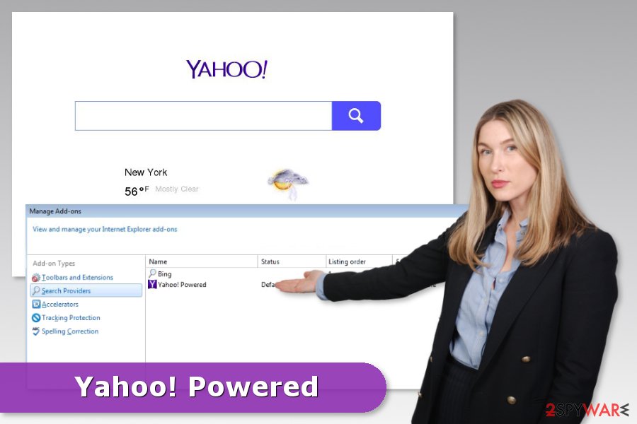 Yahoo Powered hijack