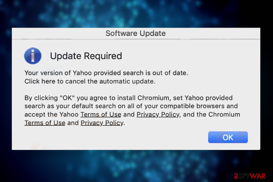 Yahoo Search virus Mac