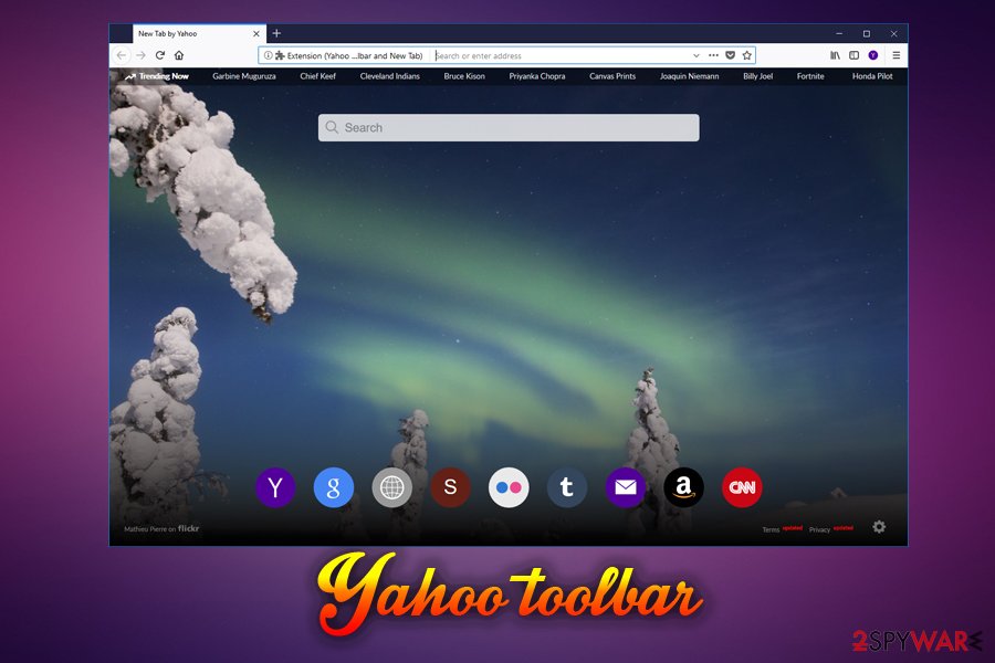 Yahoo toolbar