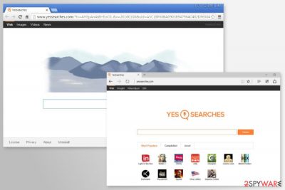 YesSearches hijacker