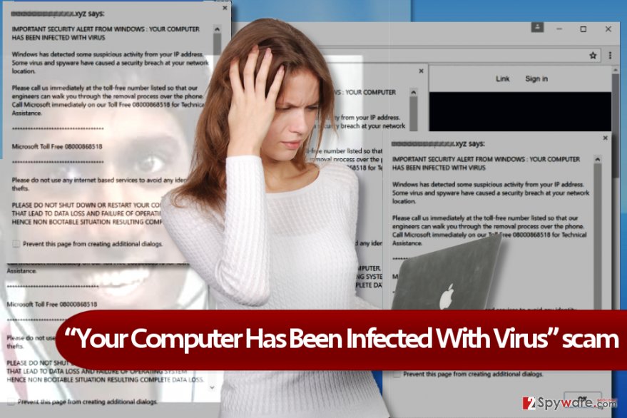 "Your Computer Has Been Infected With Virus"