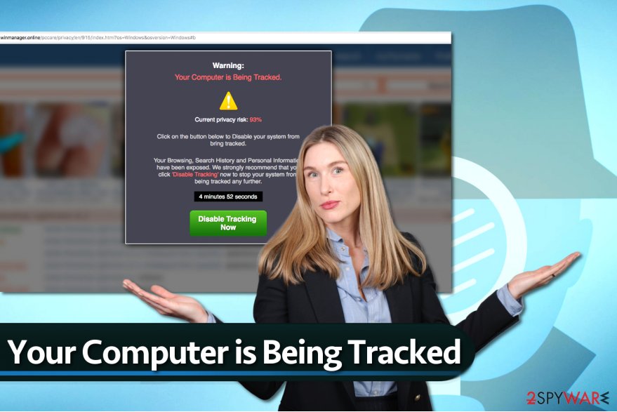 Your Computer is Being Tracked virus 2017