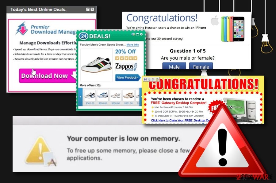 Your computer is low on memory Mac virus