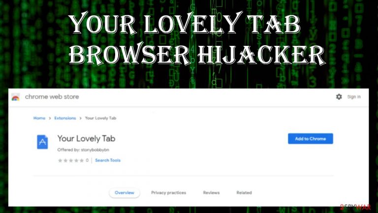 Your Lovely Tab browser hijacker