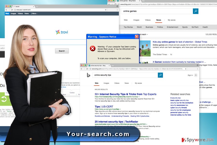 The image of Your-search.com virus